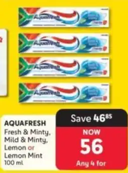 Makro AQUAFRESH Fresh & Minty offer