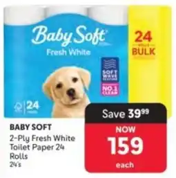 Makro Baby Soft 2-Ply Fresh White Toilet Paper offer