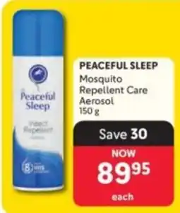 Makro Peaceful Sleep Mosquito Repellent Care Aerosol offer