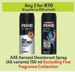 Makro AXE Aerosol Deodorant Spray offer
