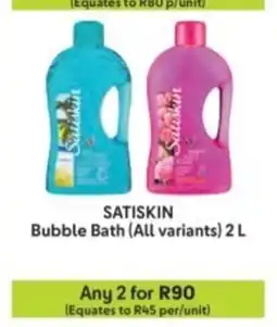 Makro SATISKIN Bubble Bath offer