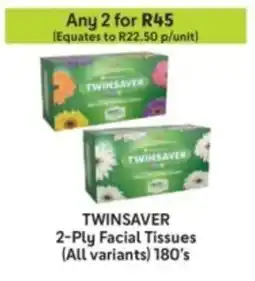 Makro Twinsaver 2-Ply Facial Tissues offer