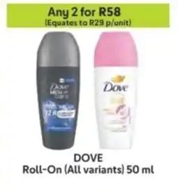 Makro Dove Roll-On offer