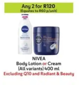 Makro NIVEA Body Lotion or Cream offer