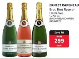 Makro Ernest Rapeneau Champagne offer