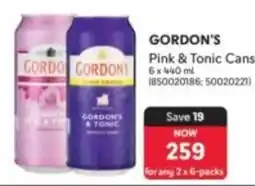 Makro GORDON'S Pink & Tonic Cans offer