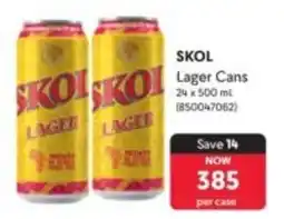 Makro SKOL Lager Cans offer