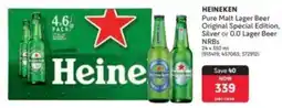 Makro Heineken Pure Malt Lager Beer Original Special Edition offer