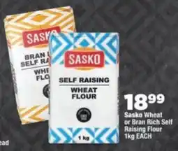 OK Foods Sasko Self Raising Wheat Flour offer