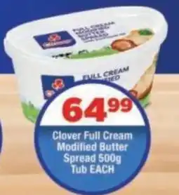 OK Foods Clover Full Cream Modified Butter Spread offer