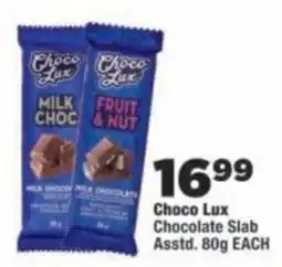 OK Foods Choco Lux Chocolate Slab Assorted offer