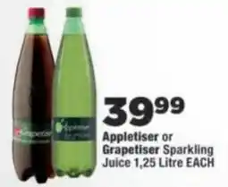 OK Foods Appletiser or Grapetiser Sparkling Juice offer
