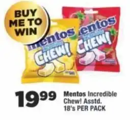 OK Foods Mentos Incredible Chew! Assorted offer
