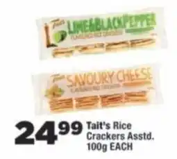 OK Foods Tait's Rice Crackers Assorted offer