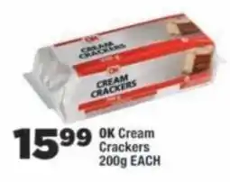 OK Foods OK Cream Crackers offer