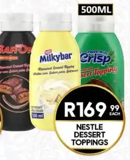 Take 'n Pay Nestle Dessert Toppings offer