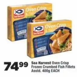 OK Foods Sea Harvest Oven Crisp Frozen Crumbed Fish Fillets offer
