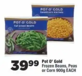 Pot O' Gold Frozen Beans, Peas or Corn
