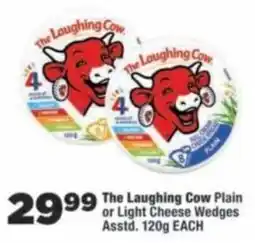 OK Foods The Laughing Cow Plain or Light Cheese Wedges offer