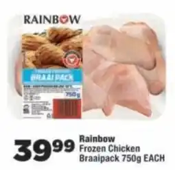 OK Foods Rainbow Frozen Chicken Braalpack offer
