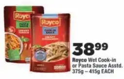 OK Foods Royco Wet Cook-in or Pasta Sauce Assorted offer