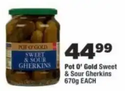OK Foods Pot O' Gold Sweet & Sour Gherkins offer
