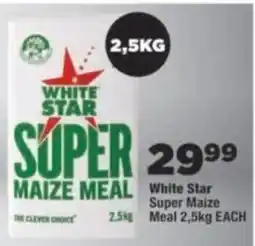 OK Foods White Star Super Maize Meal offer