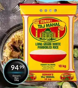 Super Save Osman's Taj Mahal Long Grain White Parboiled Rice offer