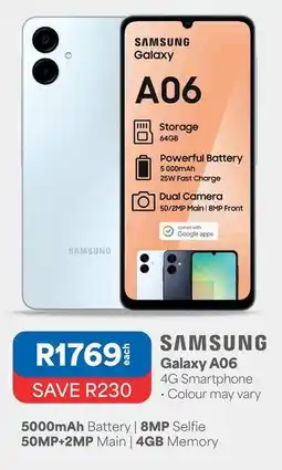 OK Furniture Samsung - galaxy a06 4g smartphone offer