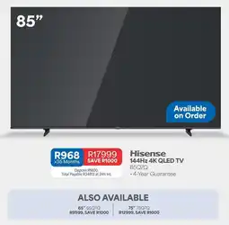 OK Furniture Hisense - 85 4k qled tv 85q7q offer