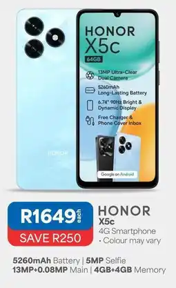 OK Furniture Honor - x5c 4g smartphone offer