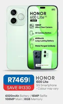 OK Furniture Honor - 600 lite 5g smartphone offer