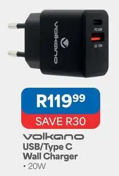 OK Furniture Volkano - usb/type c wall charger offer