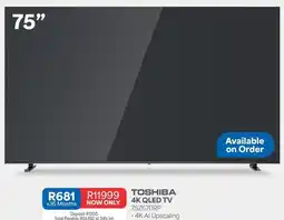 OK Furniture Toshiba - 4k qled tv 752670rp offer