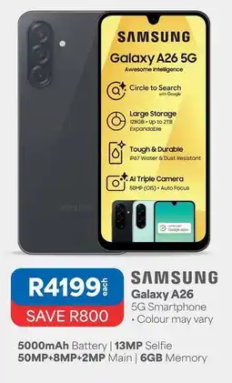 OK Furniture Samsung - galaxy a26 5g smartphone offer