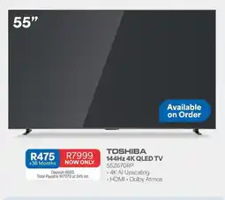 OK Furniture Toshiba - 55 144hz 4k qled tv 55z670rp offer