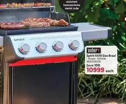 Makro Weber - spirit e410 gas braai offer