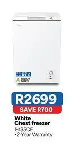 OK Furniture Hisense - white chest freezer h135cf offer