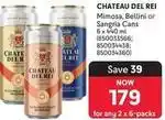 Makro Mimosa, bellini or sangria cans 6 x 440 ml (850033566 850034438 850034360) offer