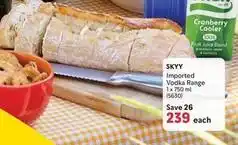 Makro Skyy - imported vodka range (5630) offer