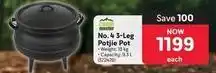 Makro Camp master - no. 4 3-leg potjie pot (522420) offer