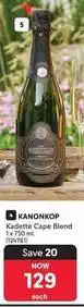 Makro Kanonkop - kadette cape blend 1 x 750 ml (124761) offer