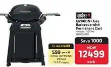 Makro Weber - q2800n+ gas barbecue with permanent cart offer