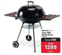 Makro Titan 260 kettle braai (461982) offer