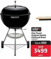 Makro Weber - one touch original kettle charcoal braai (2585687) offer