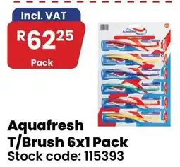 Africa Cash and Carry Aquafresh T/Brush 6x1 Pack offer