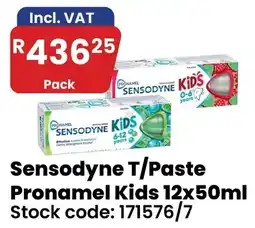Africa Cash and Carry Sensodyne T/Paste Pronamel Kids offer