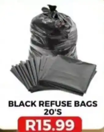 BLACK REFUSE BAGS