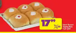 Shoprite Sweet Dessert Topping Buns 6 per pack offer