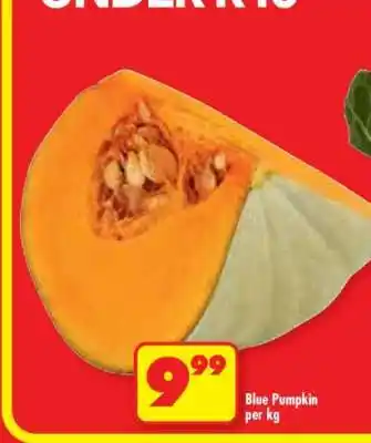 Blue Pumpkin per kg